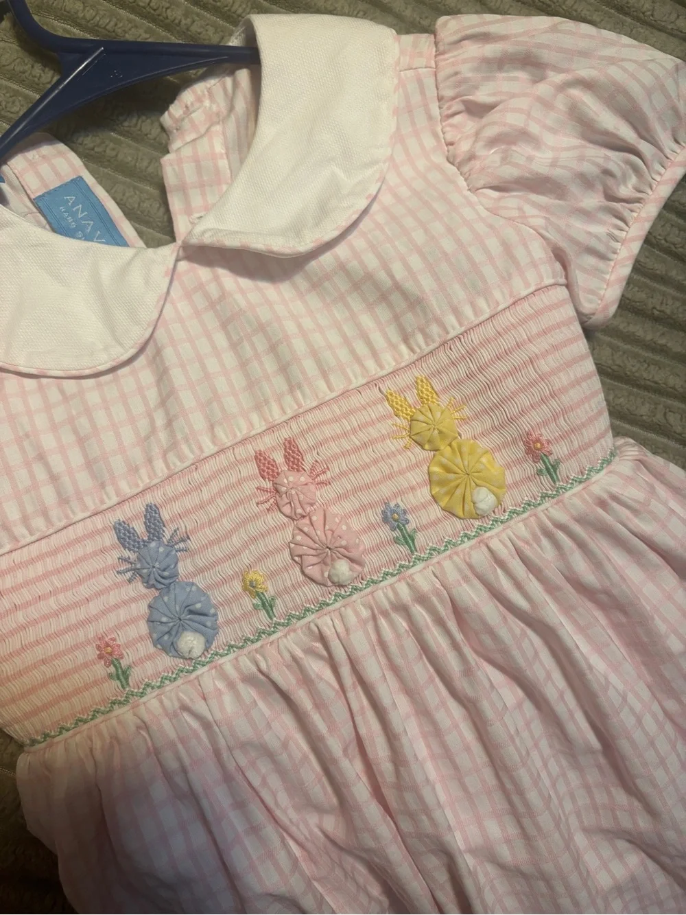 Anavini Hand Smocked Easter Dress